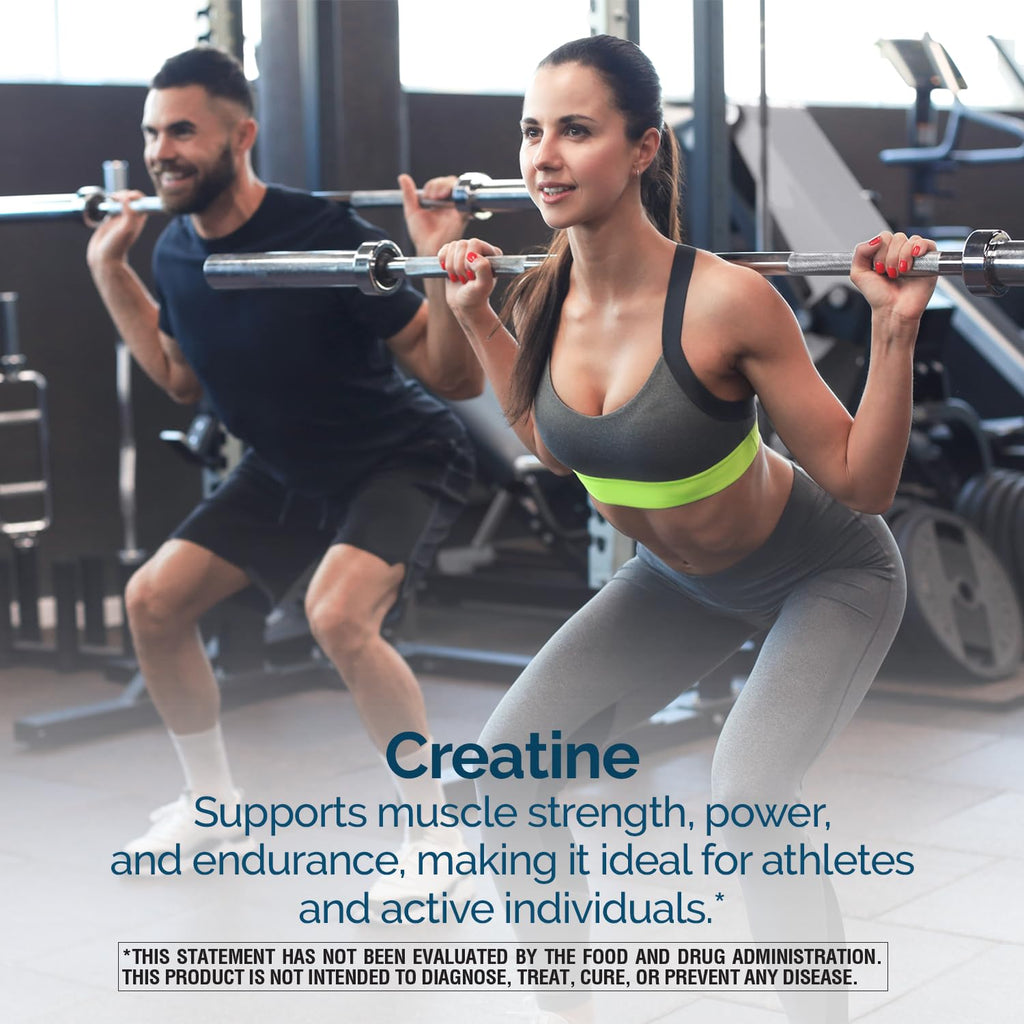 Nature's Wonder Micronized Creatine Monohydrate Powder 5g, Muscle Health, Muscle Energy Production, No Lactose, 5g of Micronized creatine Powder per Serving, 450G, 90 Servings