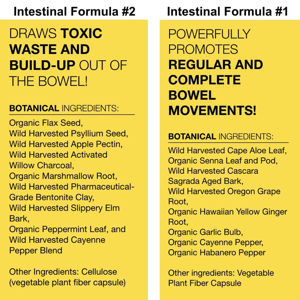 Dr. Schulze's Intestinal Formula #2 (8 Ounces) and Intestinal Formula #1 Capsules (90 Capsules) - Organic Herbal Supplements Dr. Schulze's Au supplements