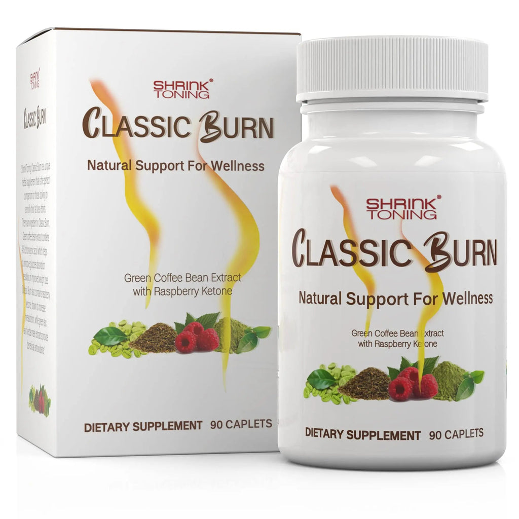 shrink Classic Burn - Pure Green Coffee Bean Extract and Raspberry Ketones with 45% shrink Au supplements