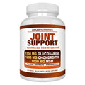 Arazo Nutrition Glucosamine Chondroitin Turmeric Msm Boswellia - Joint Support Supplement for Relief 180 Tablets for Bones, Back,