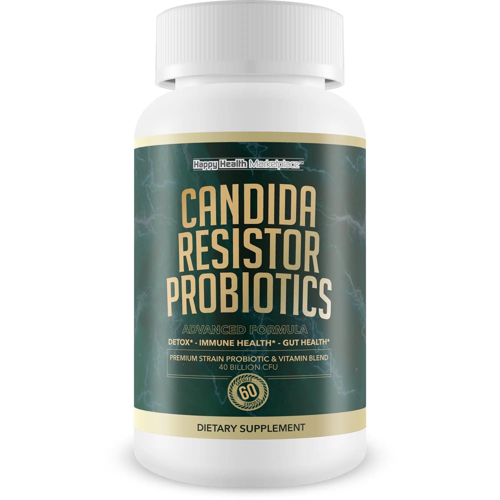 Candida Resistor Probiotics - Our Best Candida Support Capsules - Our Pills for Candida Happy Health Marketplace Au supplements