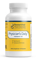 Researched Nutritionals Physician's Daily + D3 Supplement - Daily Multivitamin for Men and Women with Vitamin D3 2000iu Researched Nutritionals Au supplements