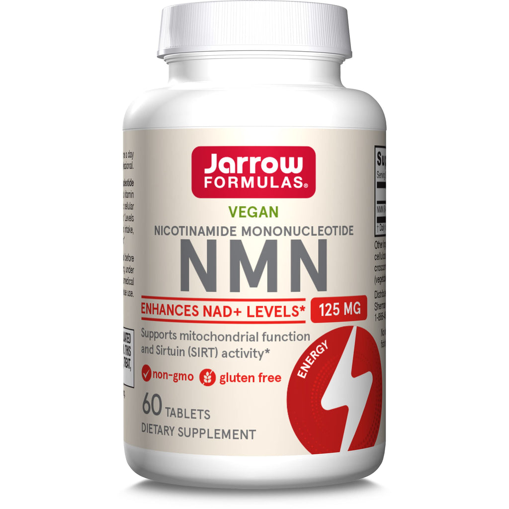 Jarrow Formulas Nicotinamide Mononucleotide (NMN) - 60 Tablets - Supports Energy Production - Dietary Supplement - Vegan, Gluten Free, Non-GMO - 60 Servings (Packaging May Vary) Jarrow Formulas Au supplements