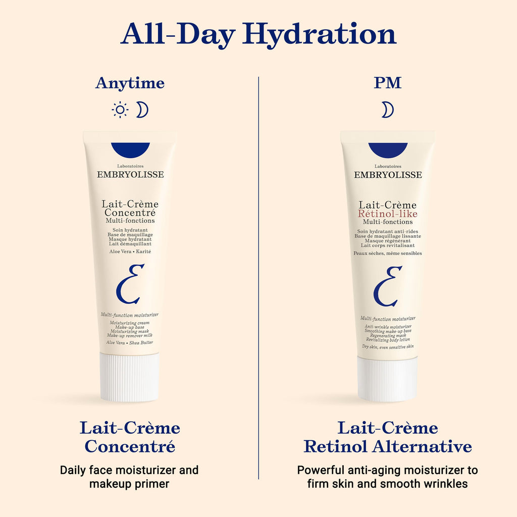Embryolisse Lait-Crème Concentré Face Moisturizer and Makeup Primer, French Face Cream With Shea Butter & Aloe Vera, 1.01 Fl Oz Embryolisse Au supplements