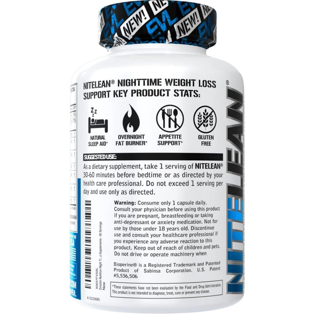 Night Time Fat Burner for Weight Loss Support - Belly Fat Burner for Men & Women with Green Tea and White Kidney Bean Extract - Nighttime Metabolism Booster & Sleep Optimizer to Help Stubborn Fat Loss
