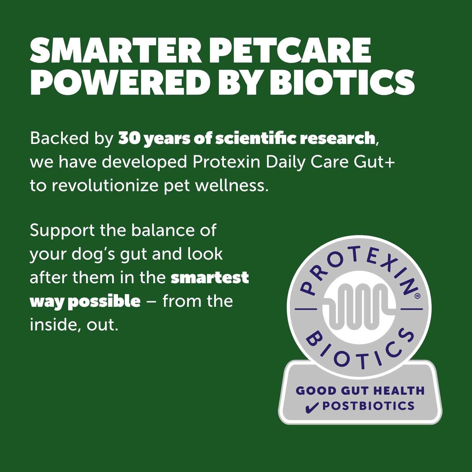 Protexin Daily Care Gut+ Mobility | 60 Dog Chews, Chicken and Bacon Flavor Dog Supplement | Probiotics for Dogs, Dog Postbiotics Protexin Au supplements