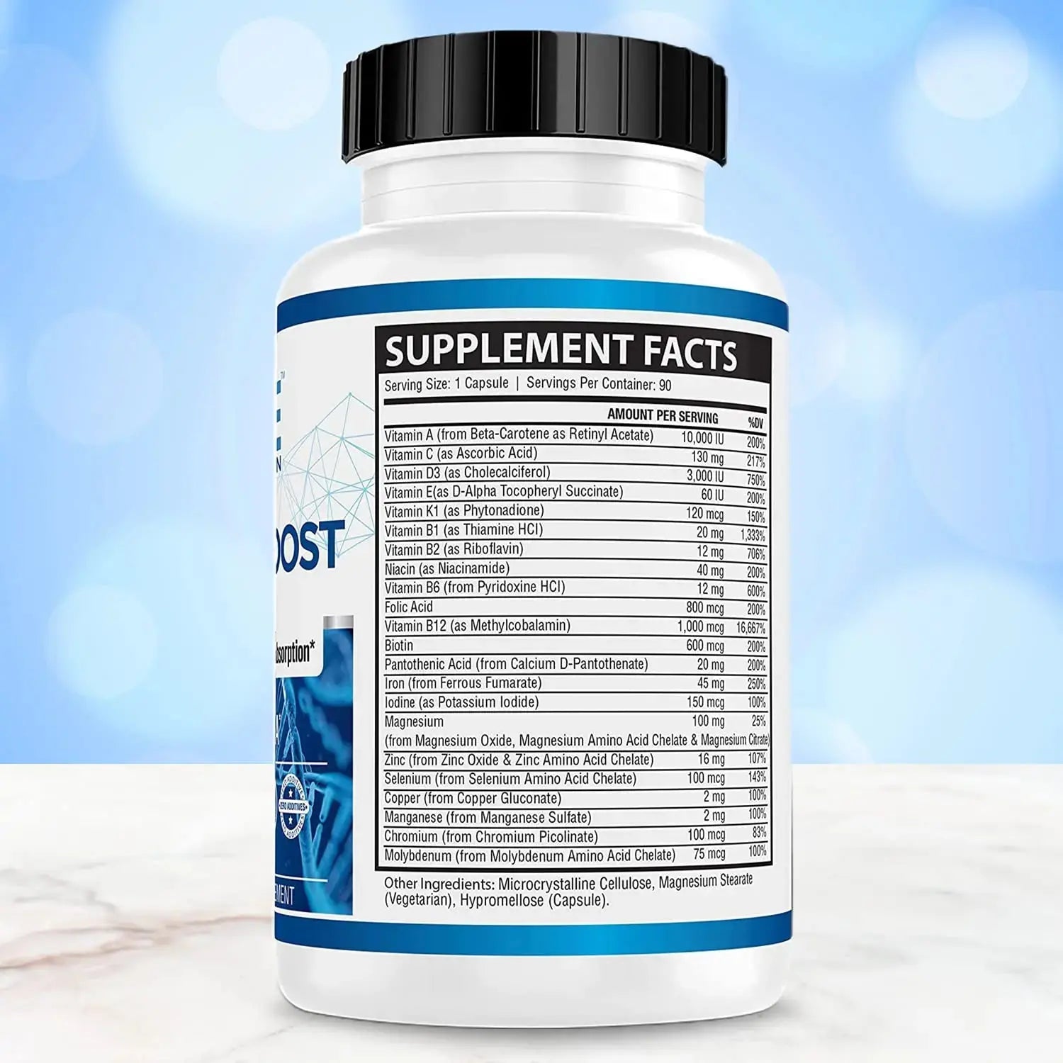 Bariatric Boost One-A-Day Multivitamin 90 Day Supply with 45mg Iron Post Gastric Bypass Sleeve Surgery | Non-GMO, Gluten Free, Bariatric Multivitamin Made in USA | ACE NUTRITION Au supplements