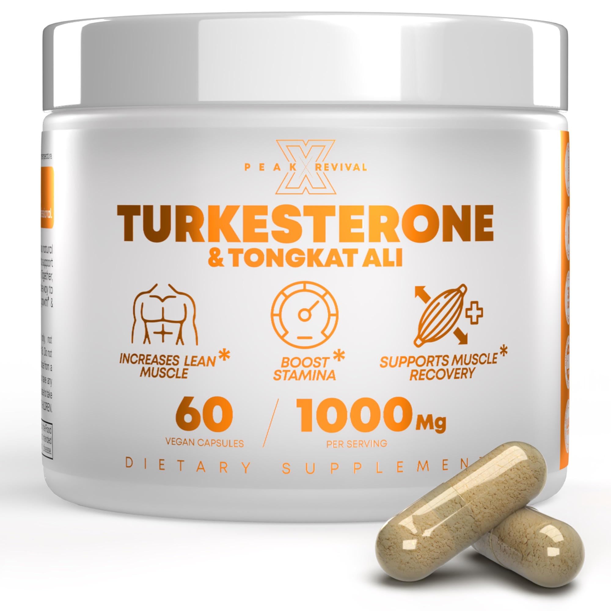 Peak Revival-X Turkesterone & Tongkat Ali 1000mg Supplement - 500mg Peak Revival-X Au supplements