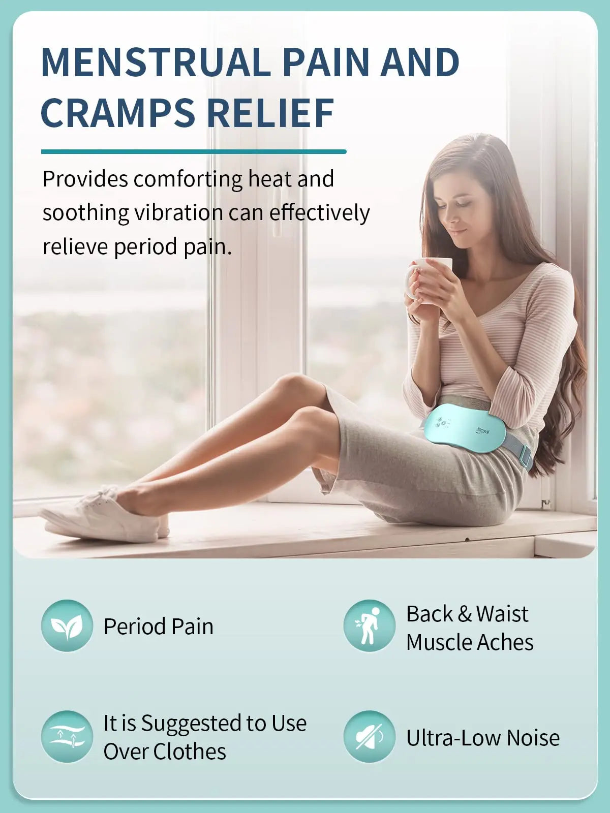 Slimpal Period Heating Pad for Cramps, FSA HSA Eligible Approved, Portable Heat Pad Slimpal Au supplements