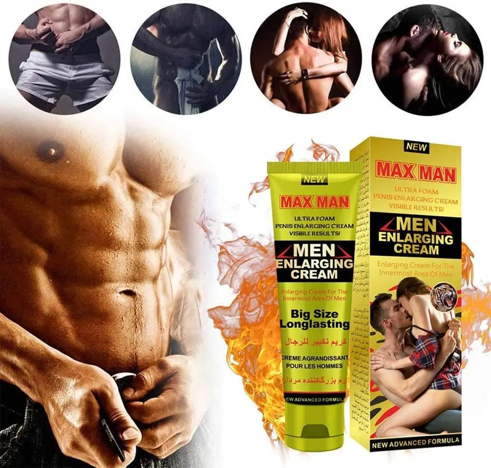 Male Enlargemenet Cream, Men Private Part Enalrgement Essential Cream Men's Energy Screum Larger FunDiscount shop Au supplements