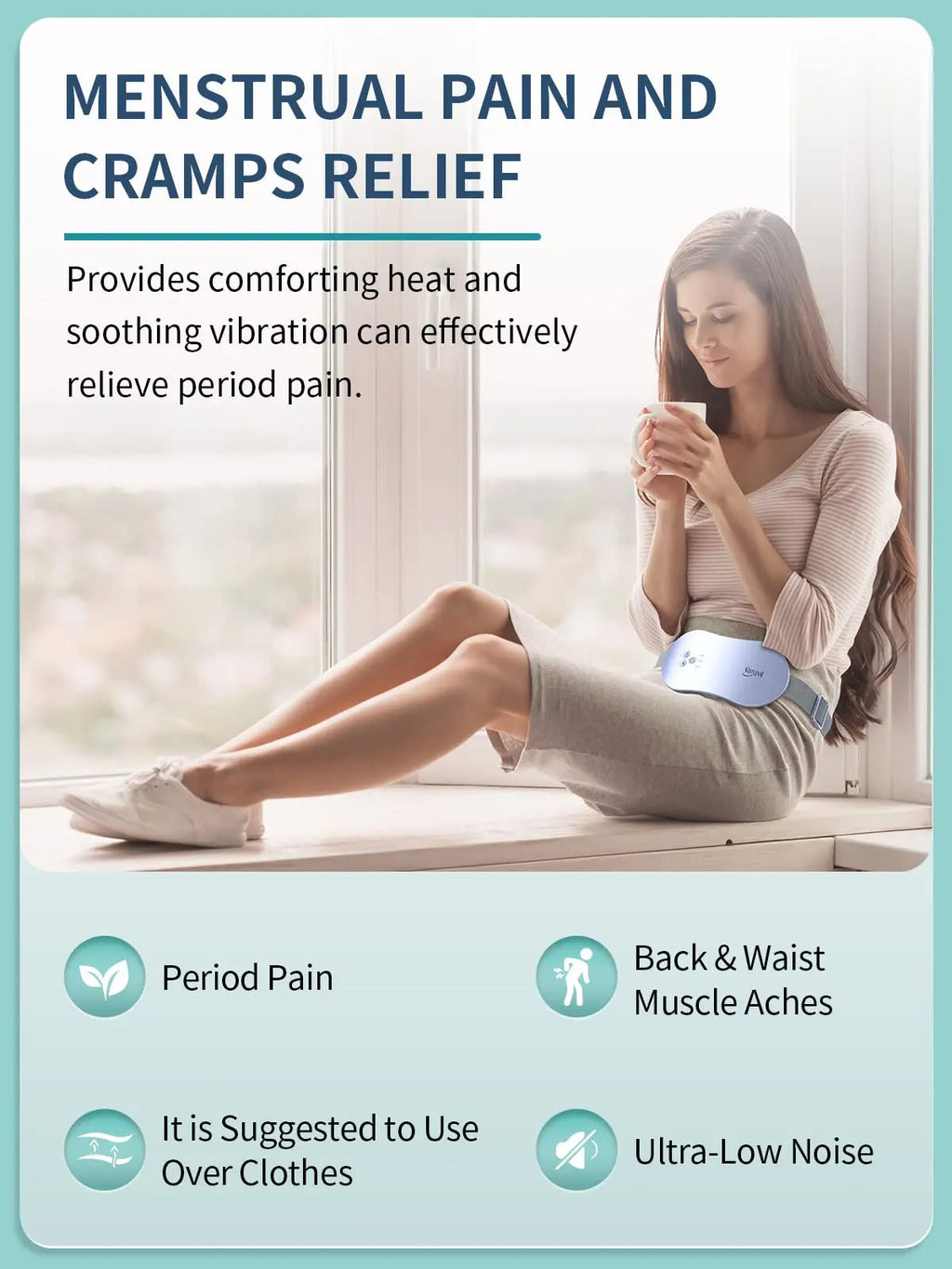 Slimpal Period Heating Pad for Cramps, FSA HSA Eligible Approved, Portable Heat Pad Slimpal Au supplements
