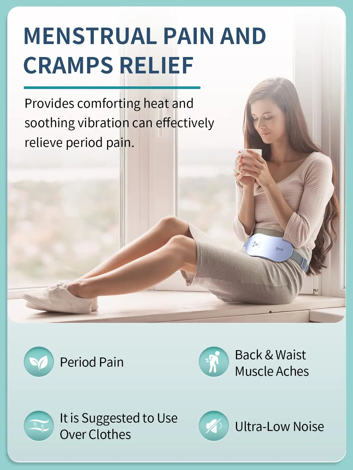 Slimpal Period Heating Pad for Cramps, FSA HSA Eligible Approved, Portable Heat Pad Slimpal Au supplements