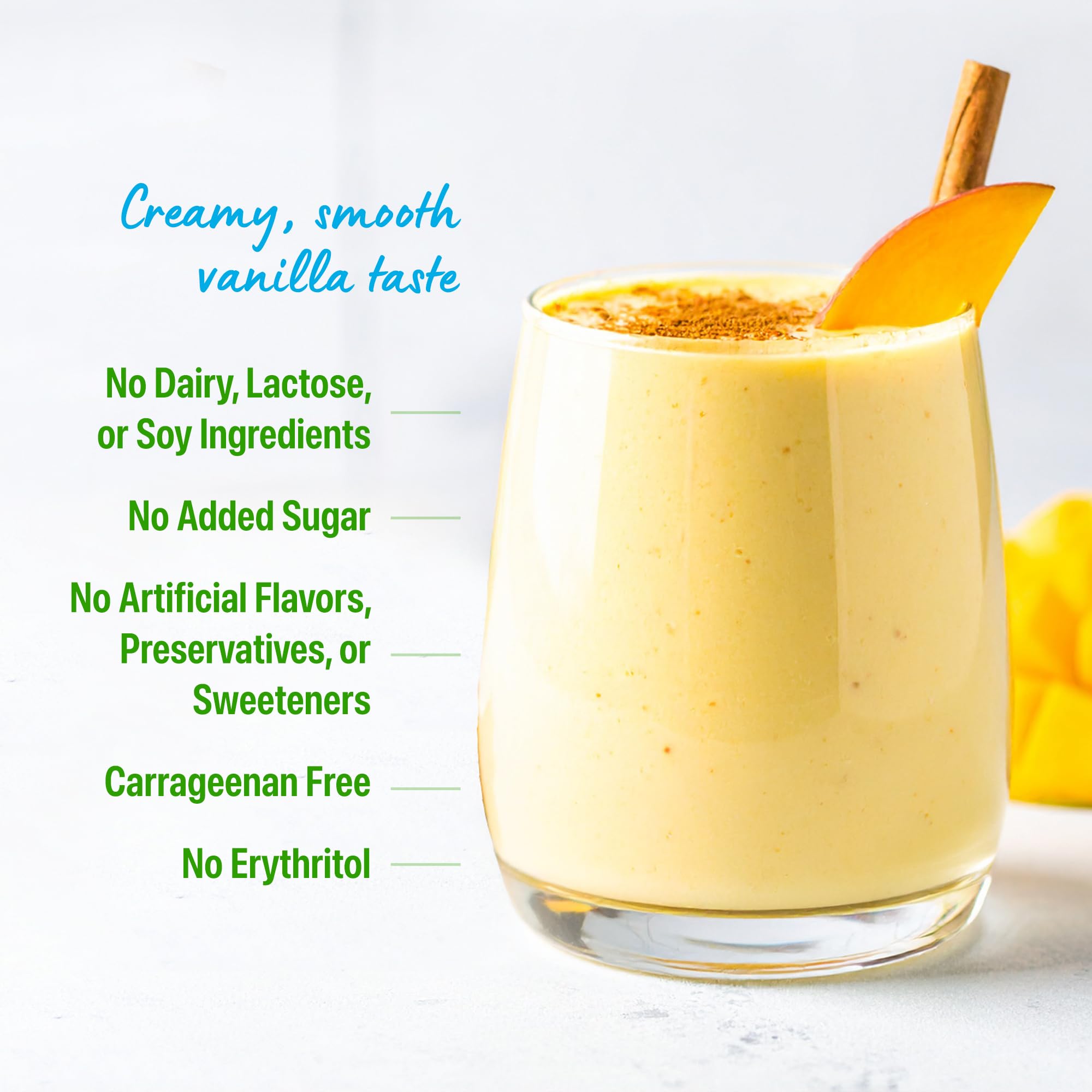 Orgain Organic Vegan Protein Powder, Vanilla Bean - 21g Plant Based Protein, 4g Prebiotic Fiber, No Lactose Ingredients, No Added Sugar, Non-GMO, For Shakes & Smoothies