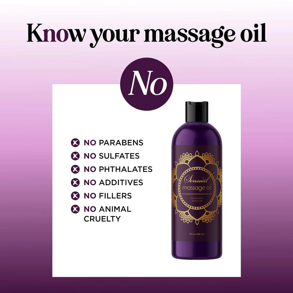 Aromatherapy Sensual Massage Oil for Couples - Relaxing Full Body Massage Oil for Date Maple Holistics Au supplements