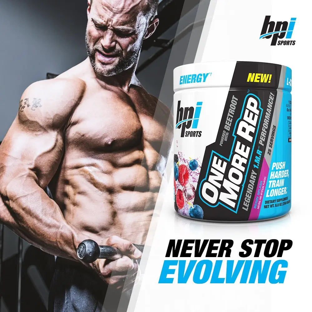 BPI Sports One More Rep Pre-Workout Powder - Increase Energy and Stamina - Intense BPI Sports Au supplements