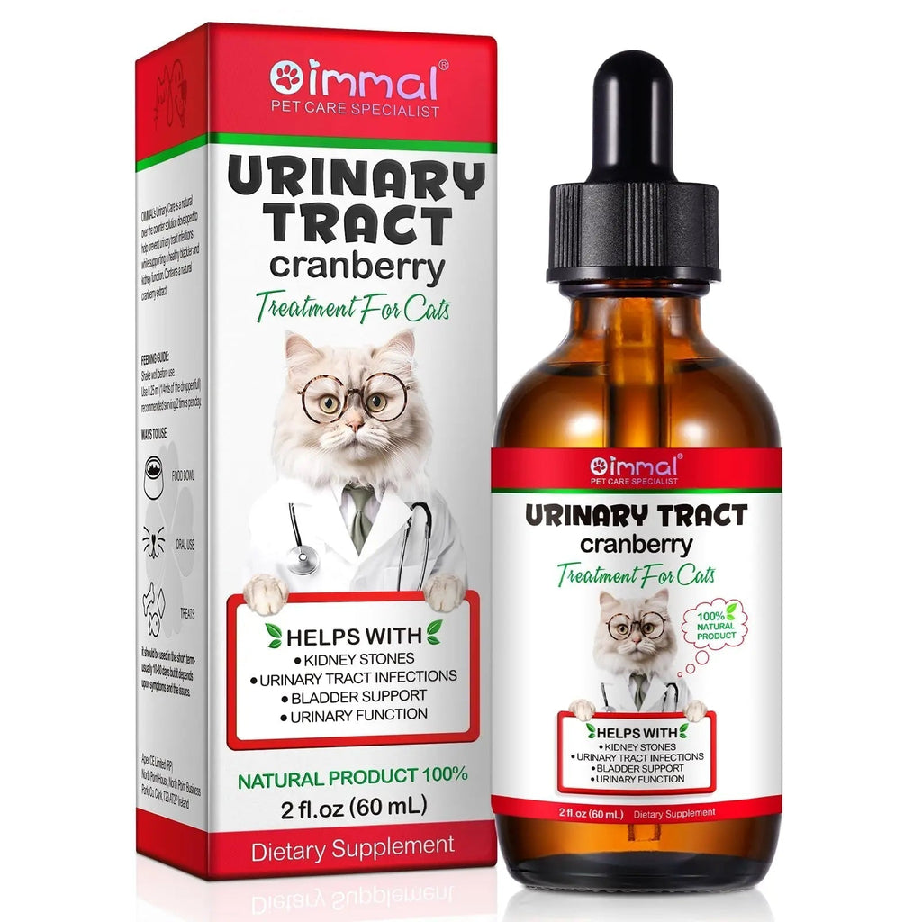 Cat Urinary Tract Infection Treatment, Cat UTI Treatment Drops Supports Bladder, Kidney Stone, Cranberry Kidney Bladder Support Supplement, Chicken Flavor, 60ml BTQAFVZT Au supplements