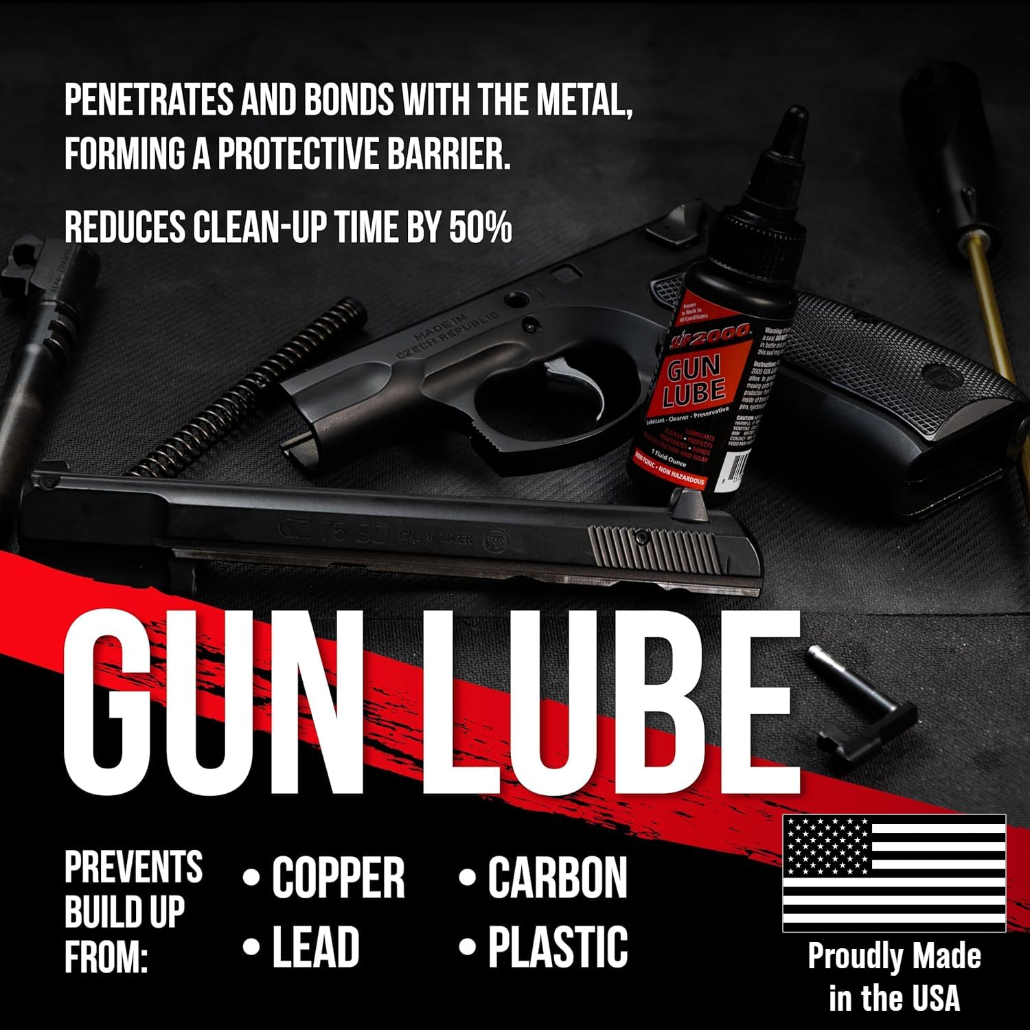 Slip 2000 Gun Lube, 100% Pure Synthetic CLP, Performs in All Conditions, Gun Lubricants for Peak Performance, Reduces Heat, Eliminates Excessive Wear, Shotguns, Rifles and Pistols, 4-Ounce Pump Slip2000 Au supplements