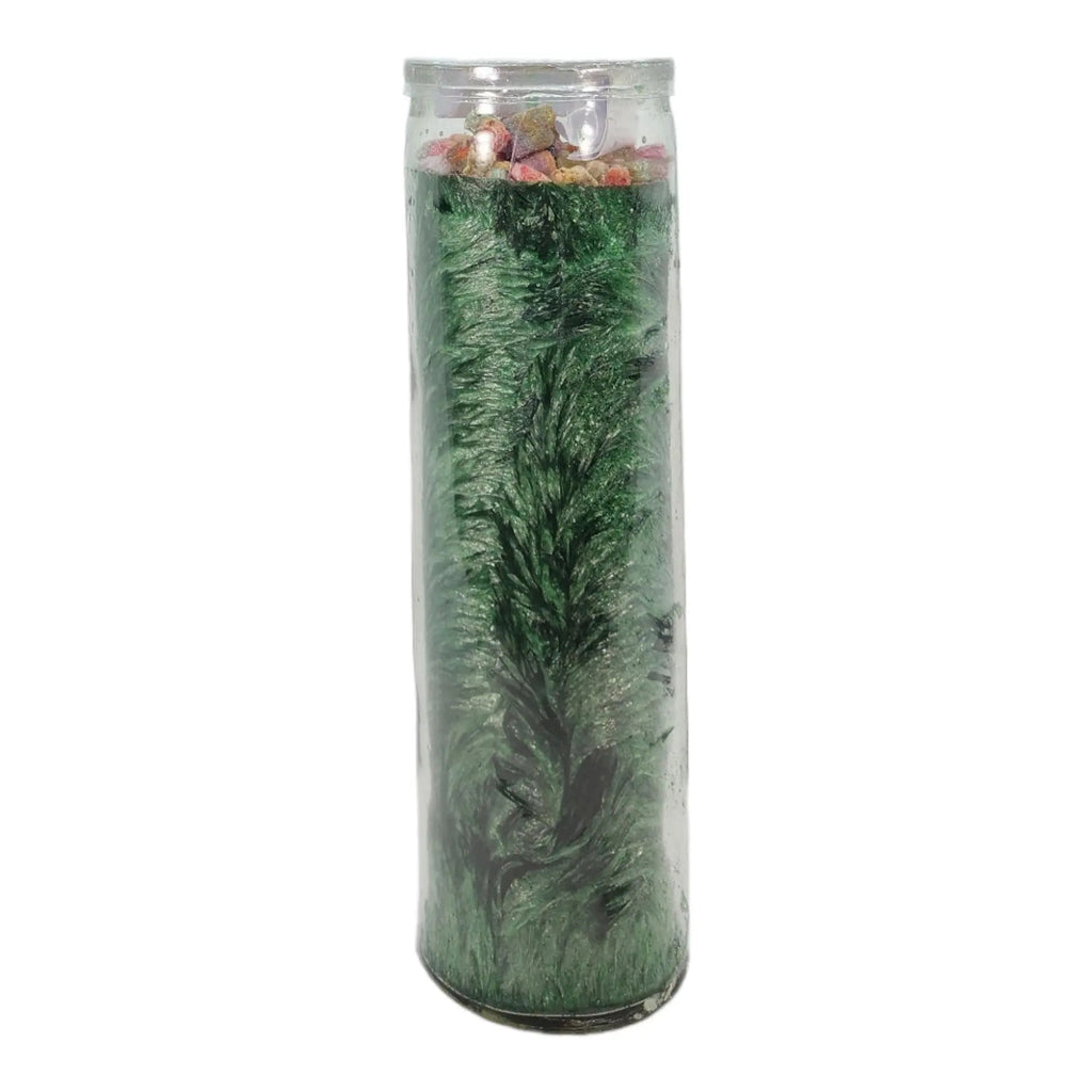 Business IMPROVING-Palm Wax Spiritual Intention Spell Candle-[Green] | Vela CASA ESOTERICA PERFUMADA MAGICK SPACE Au supplements