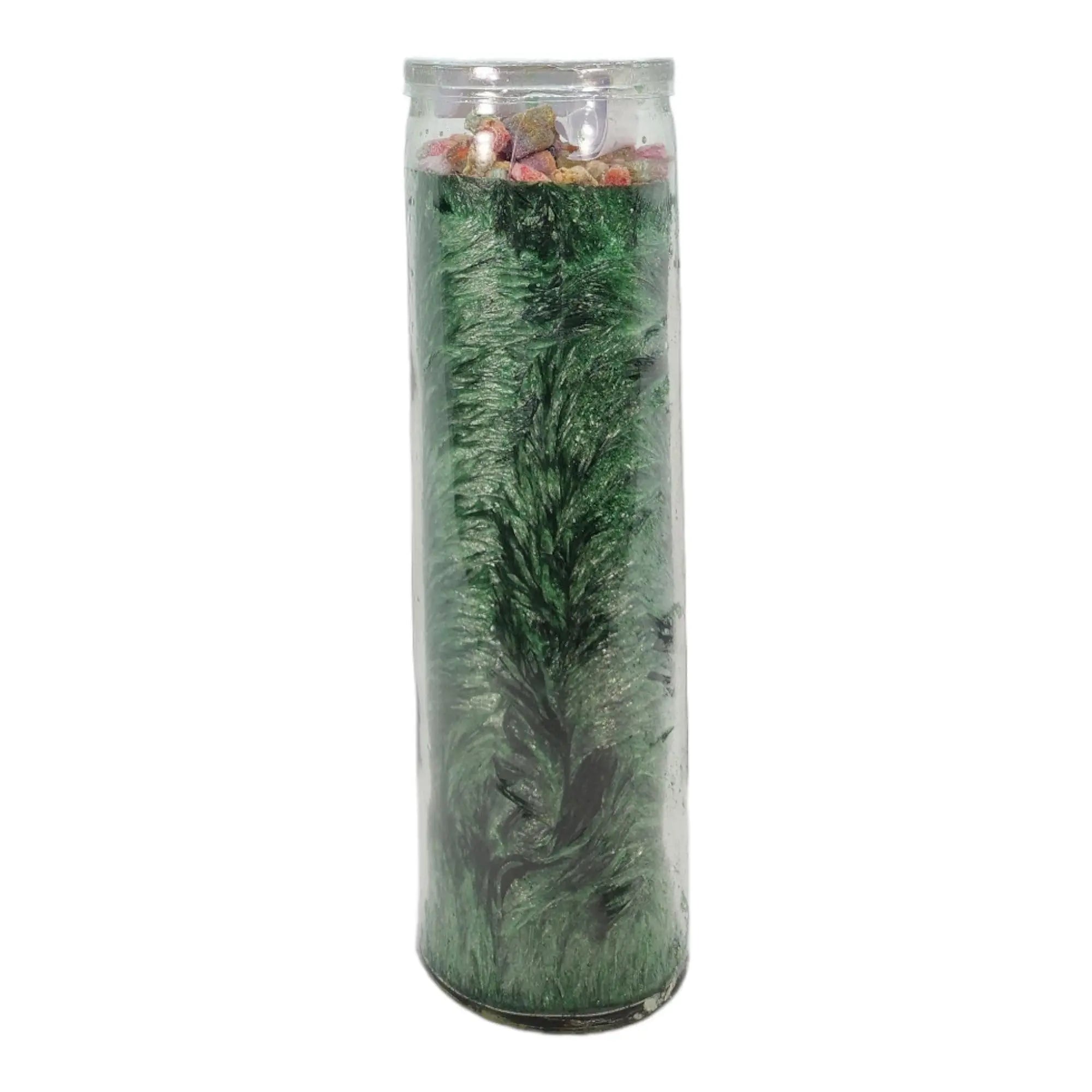 Business IMPROVING-Palm Wax Spiritual Intention Spell Candle-[Green] | Vela CASA ESOTERICA PERFUMADA MAGICK SPACE Au supplements
