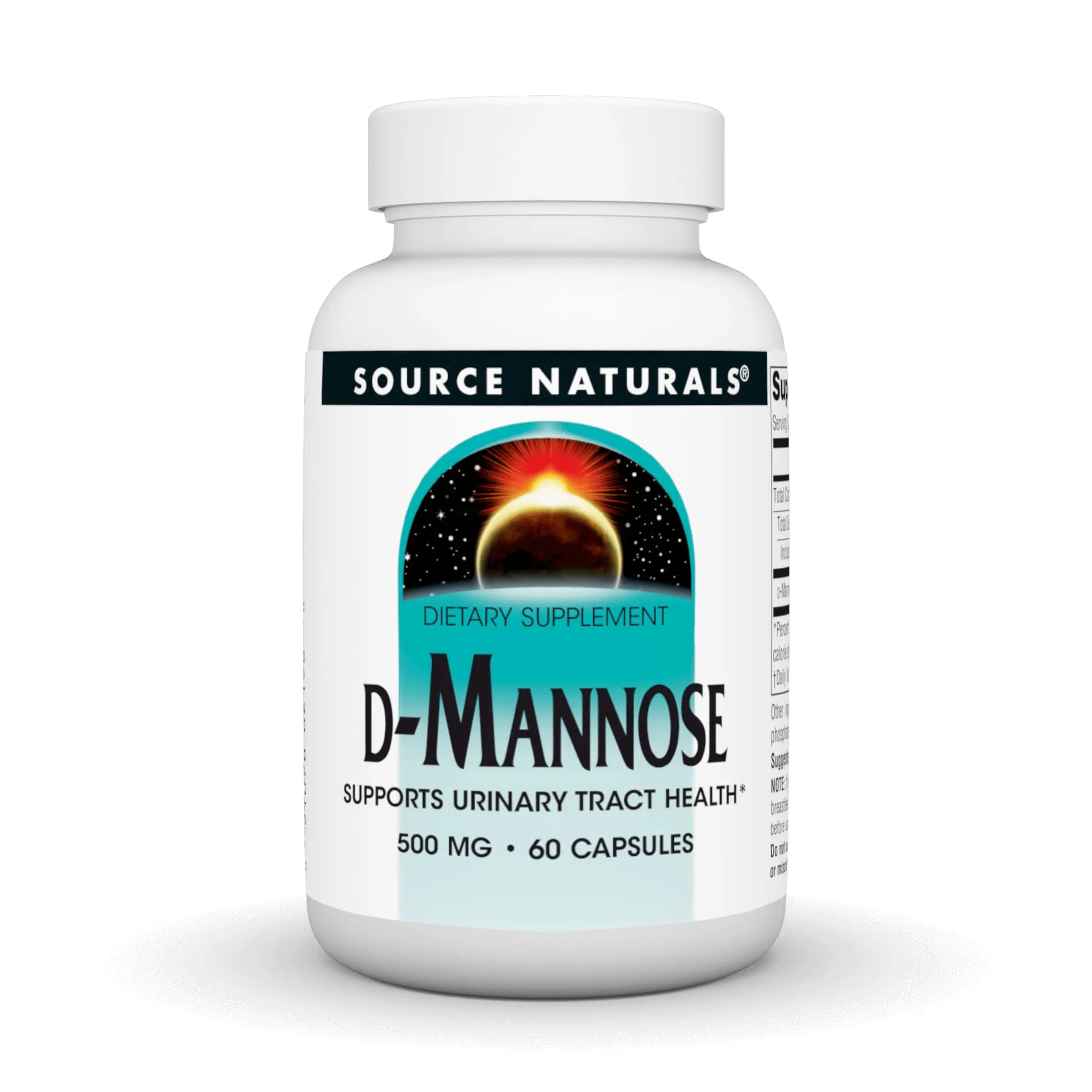 Source Naturals D-Mannose, Potent Urinary Tract & Bladder Health Support*, 500mg - 60 Capsules Source Naturals Au supplements