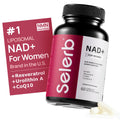 NAD+ Supplement for Women - NMN Alternative with β-NAD+, Trans-Resveratrol, CoQ10, D-Ribose - Promotes Cellular Renewal, Energy, and Radiant Skin Health - 60 Capsules Advanced Selerb Au supplements