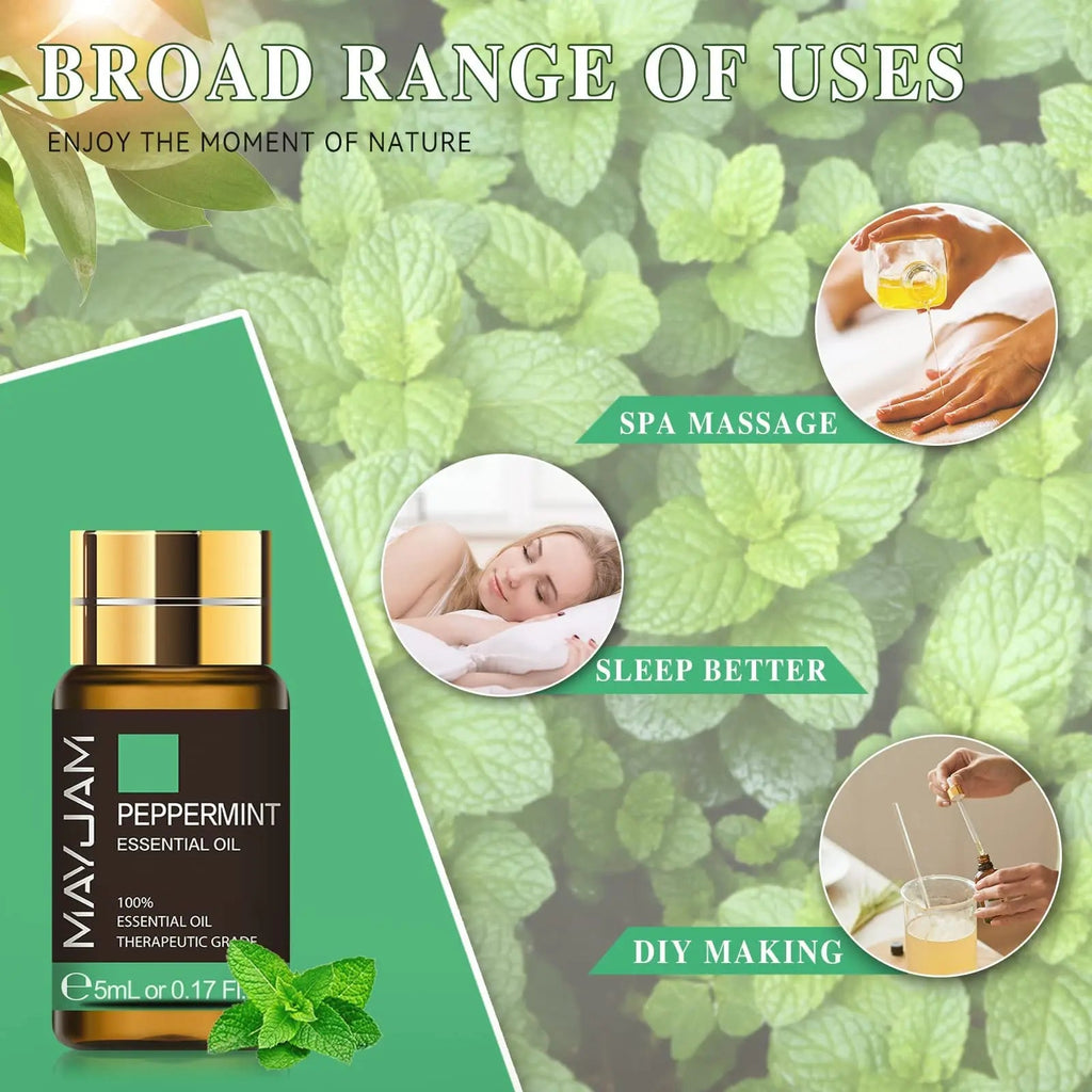 MAYJAM Tea Tree 20 Pcs Pure Essential Oil Gift Set, for Diffuser, Humidifiers, Skin Care, Massage MAYJAM Au supplements