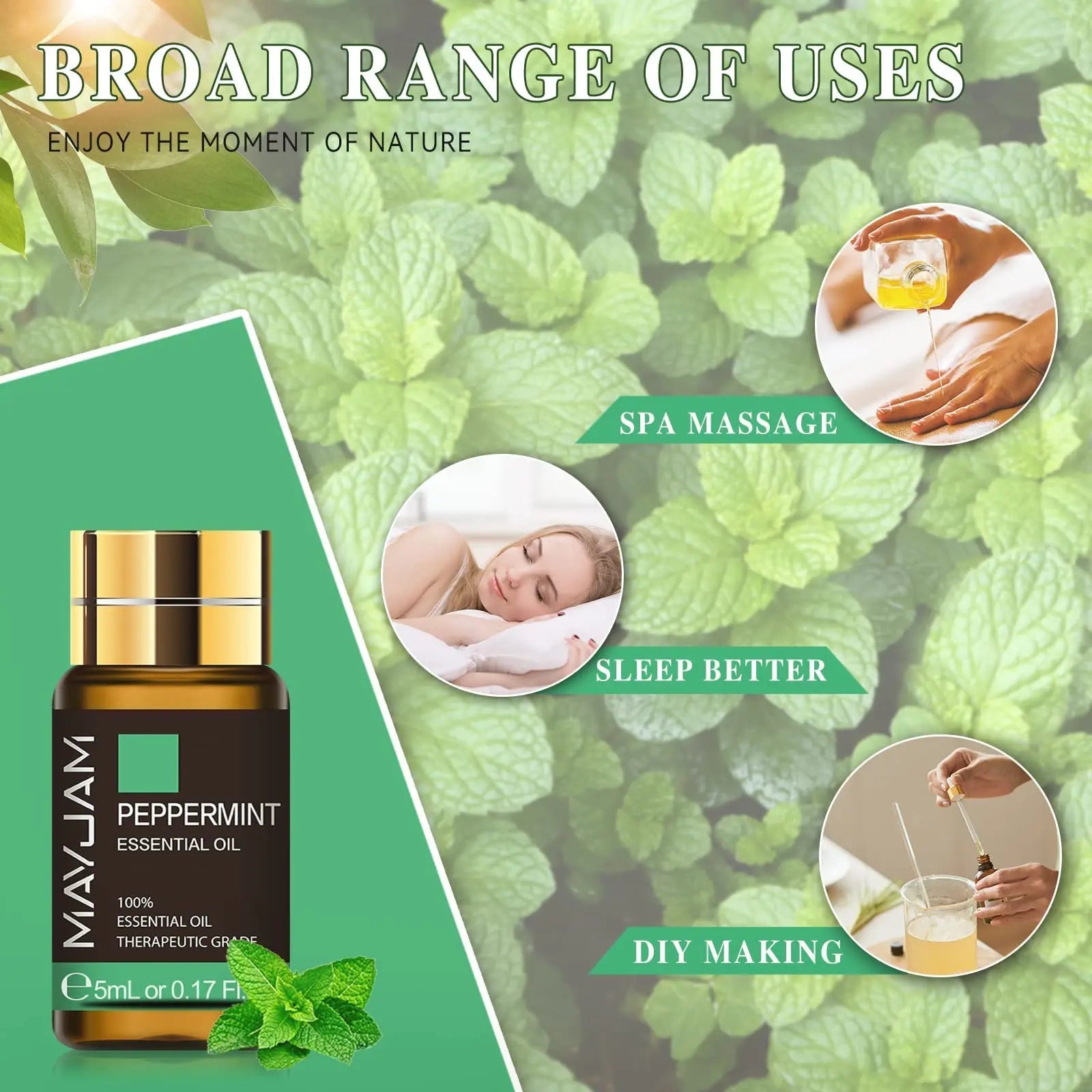 MAYJAM Tea Tree 20 Pcs Pure Essential Oil Gift Set, for Diffuser, Humidifiers, Skin Care, Massage MAYJAM Au supplements