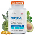 Purest® Methylated Multivitamin for Men & Women | Methylated B12 1000mcg, Biotin, B Complex with 600mcg Vitamin D, Vitamin C, E, A, Methylfolate | Super Natural Goods Au supplements