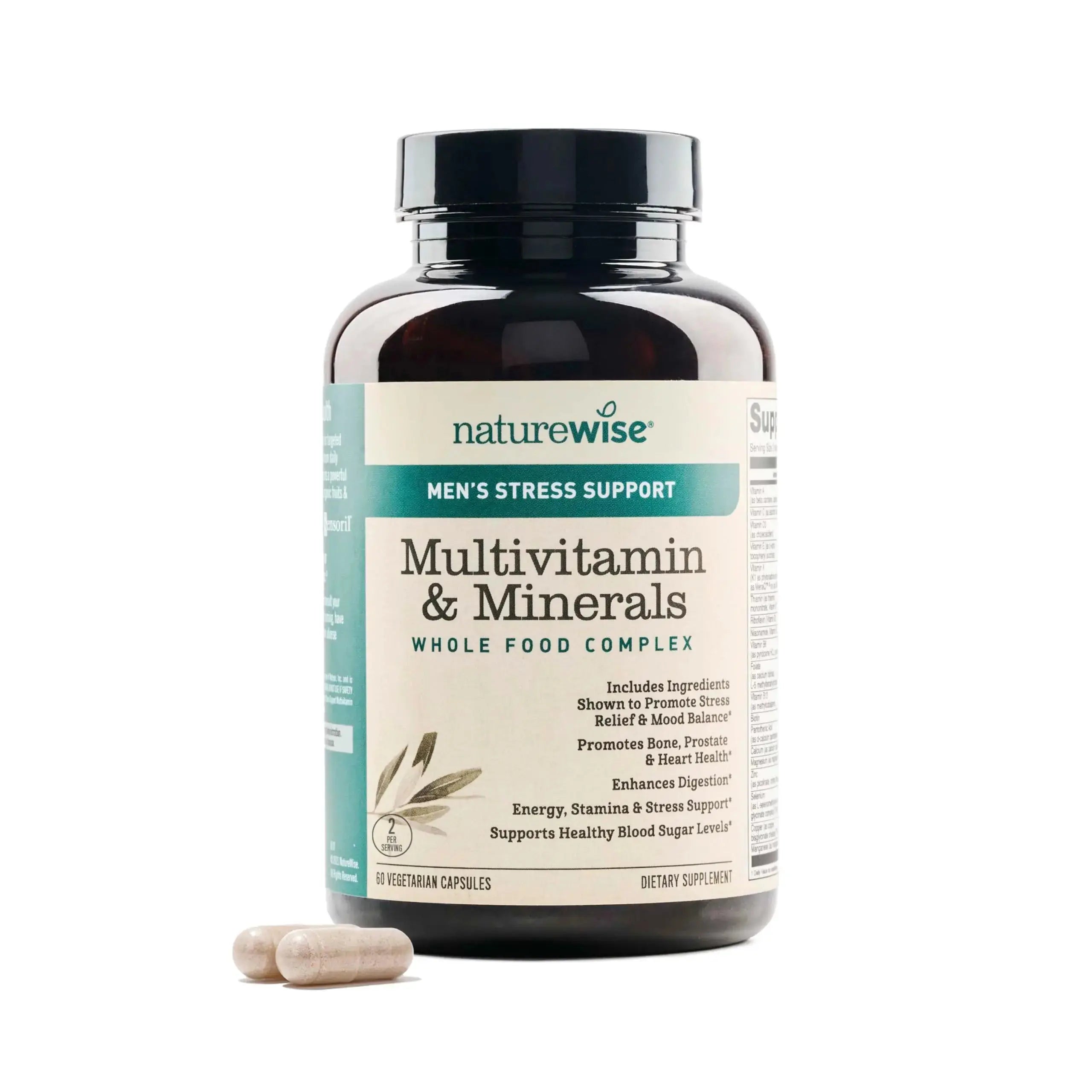 NatureWise Multivitamin for Men + Stress Support + Fulvic Ionic Minerals + Probiotics for Immunity, Male Health NatureWise Au supplements