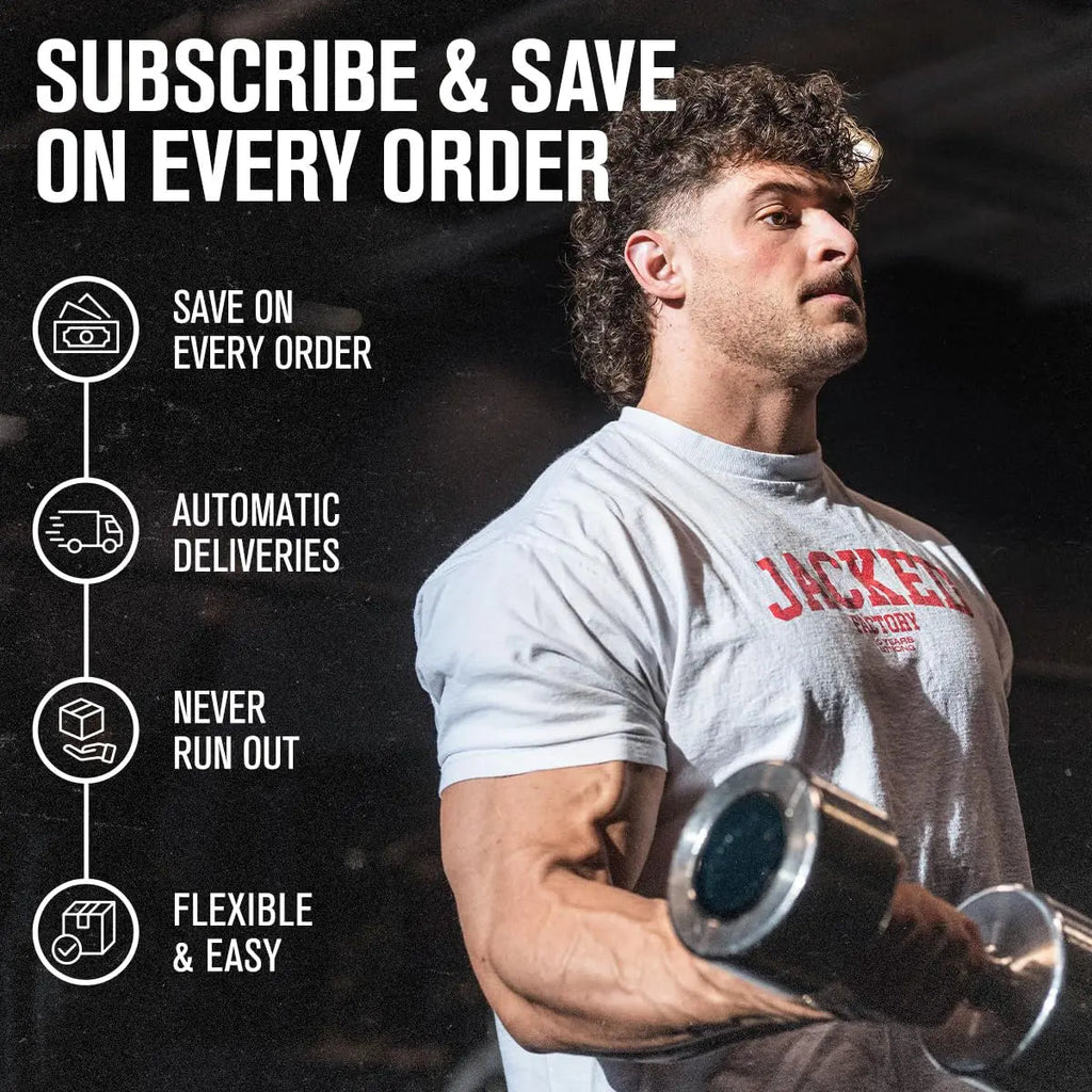 Jacked Factory NITROSURGE Shred Pre Workout Supplement - Energy Booster, Instant Strength Gains, Sharp Focus, Powerful Pumps - Nitric Oxide Booster & PreWorkout Powder - 30Sv, Fruit Punch Jacked Factory Au supplements