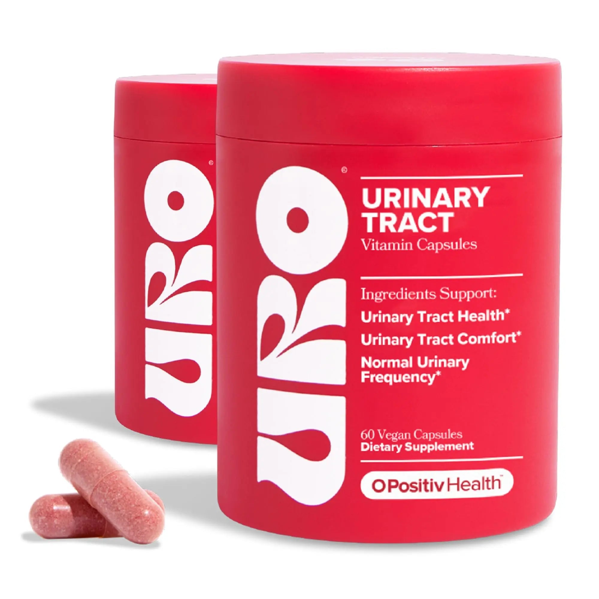 URO Urinary Tract Health Supplement for Women, 60 Count (Pack of 2) - Urinary Support O Positiv Au supplements