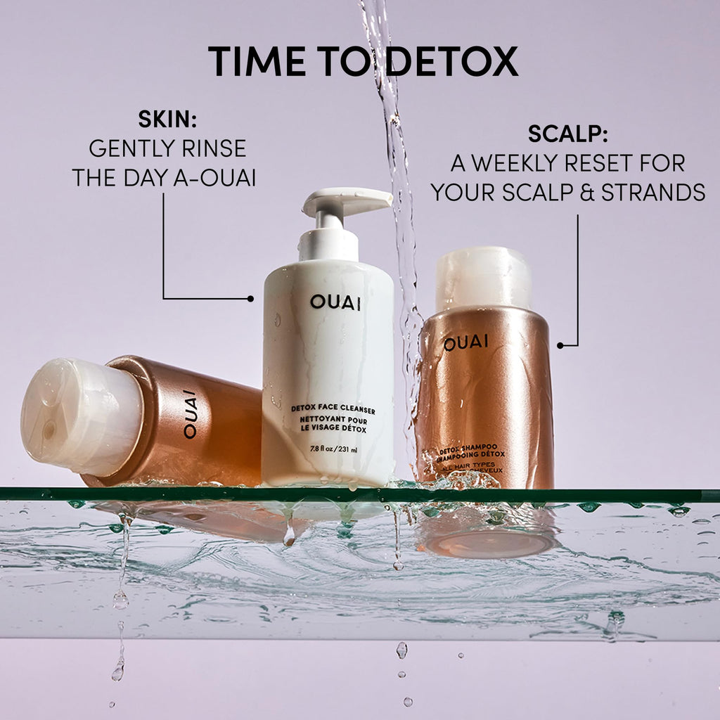 OUAI Detox Facial Cleanser - Deep Cleansing Face Wash with Glycolic Acid, Niacinamide & PHA - Removes Sweat, Dirt & Oil Without Drying - Gentle Face Cleanser for Post-Workout (7.8 Fl Oz) OUAI Au supplements