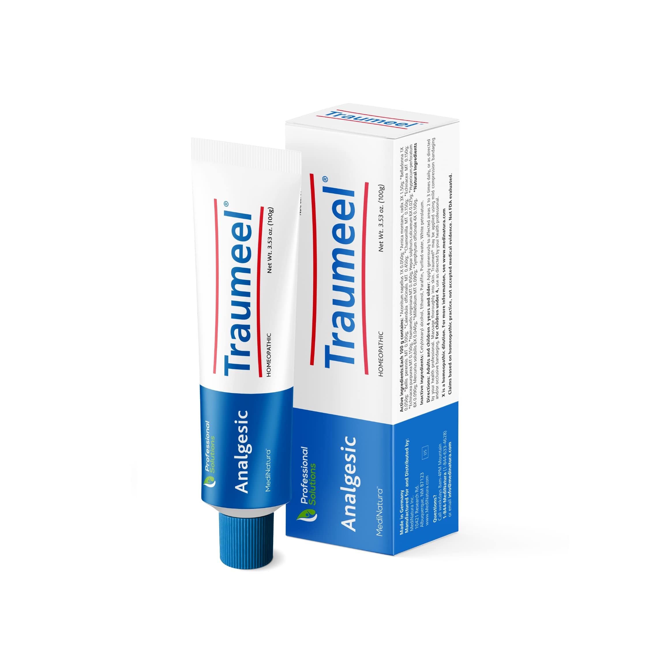 MediNatura Traumeel Ointment Topical Pain Relief for Muscle Joint Back Arthritis Injury or Exercise Related Pain & Soreness Arnica + 13 Active Ingredients - Made in Germany - 3.53 oz MediNatura Au supplements