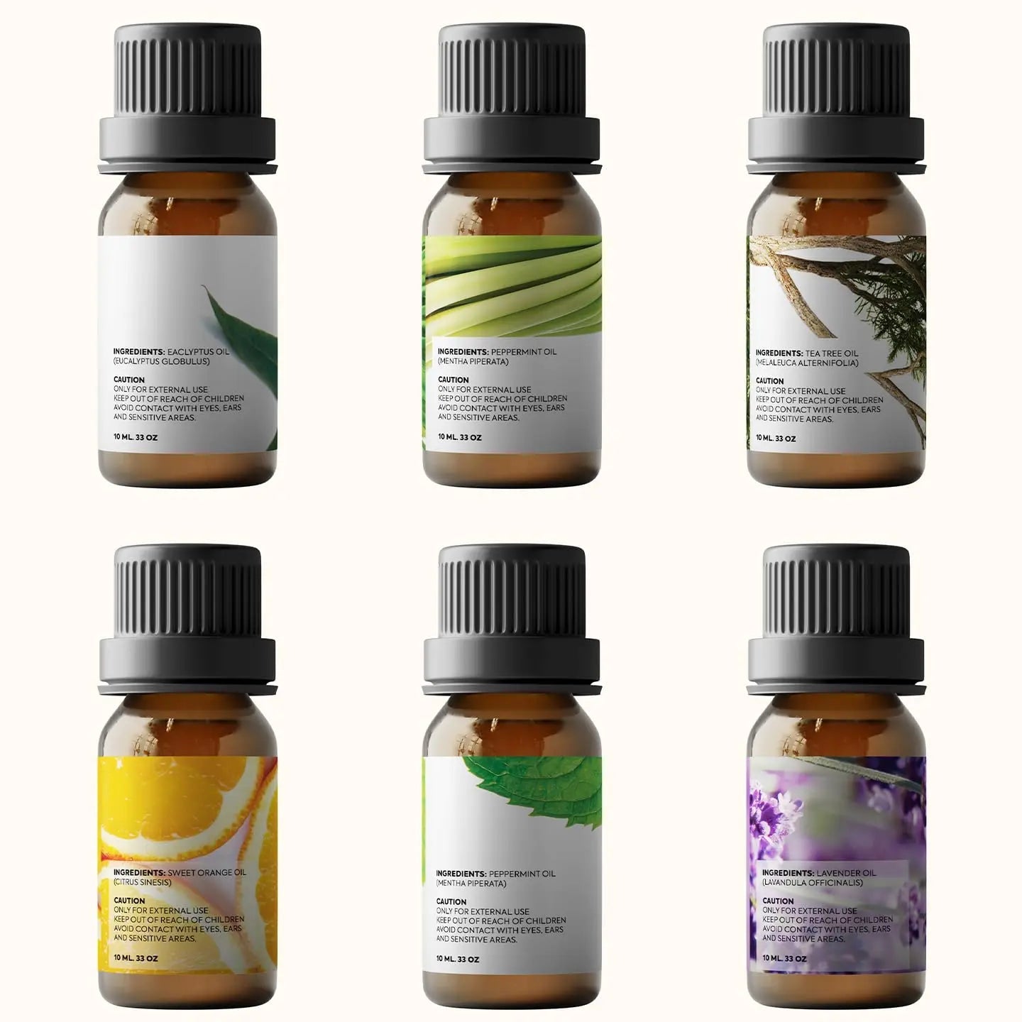 Essential Oils by PURE AROMA 100% Pure Oils kit- Top 6 Aromatherapy Oils Gift Set-6 Pack, 10ML Pure Aroma Au supplements