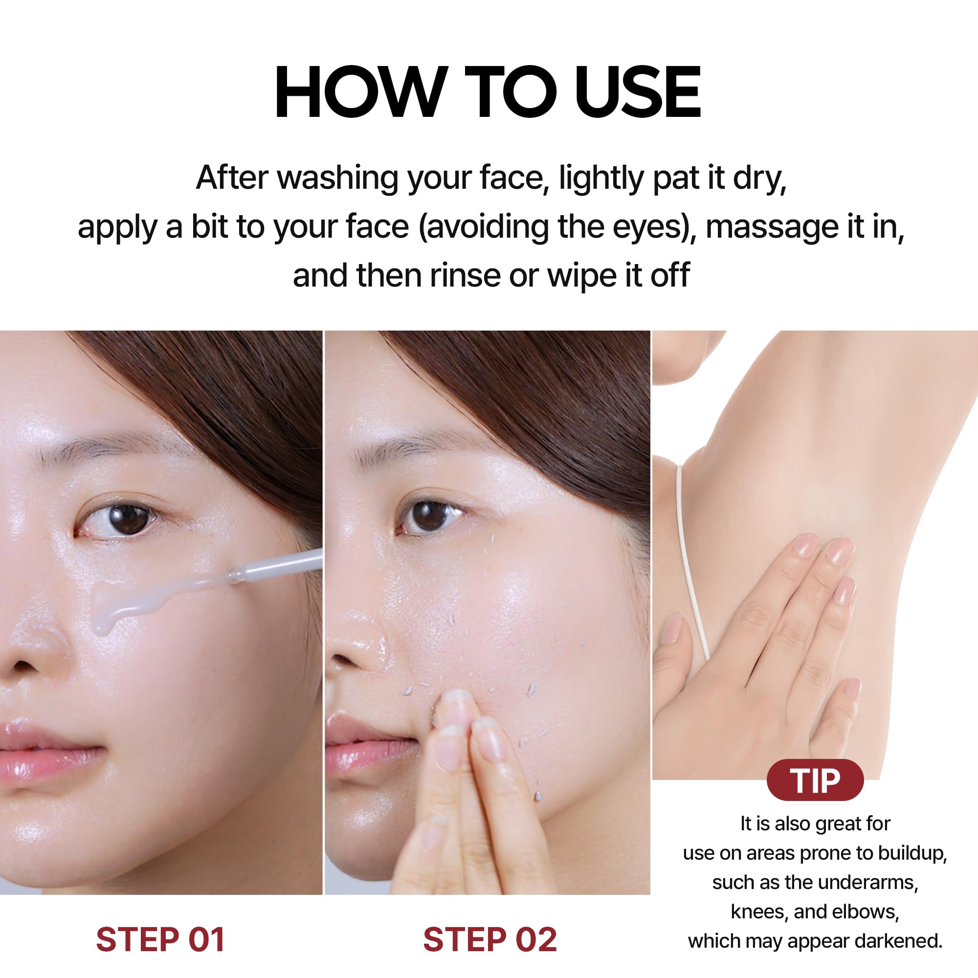 Dr.Melaxin Peel Shot Glow Black Rice Peeling Ampoule 80ml, Dead Skin Remover Gentle Exfoliating with Rice Water Extract