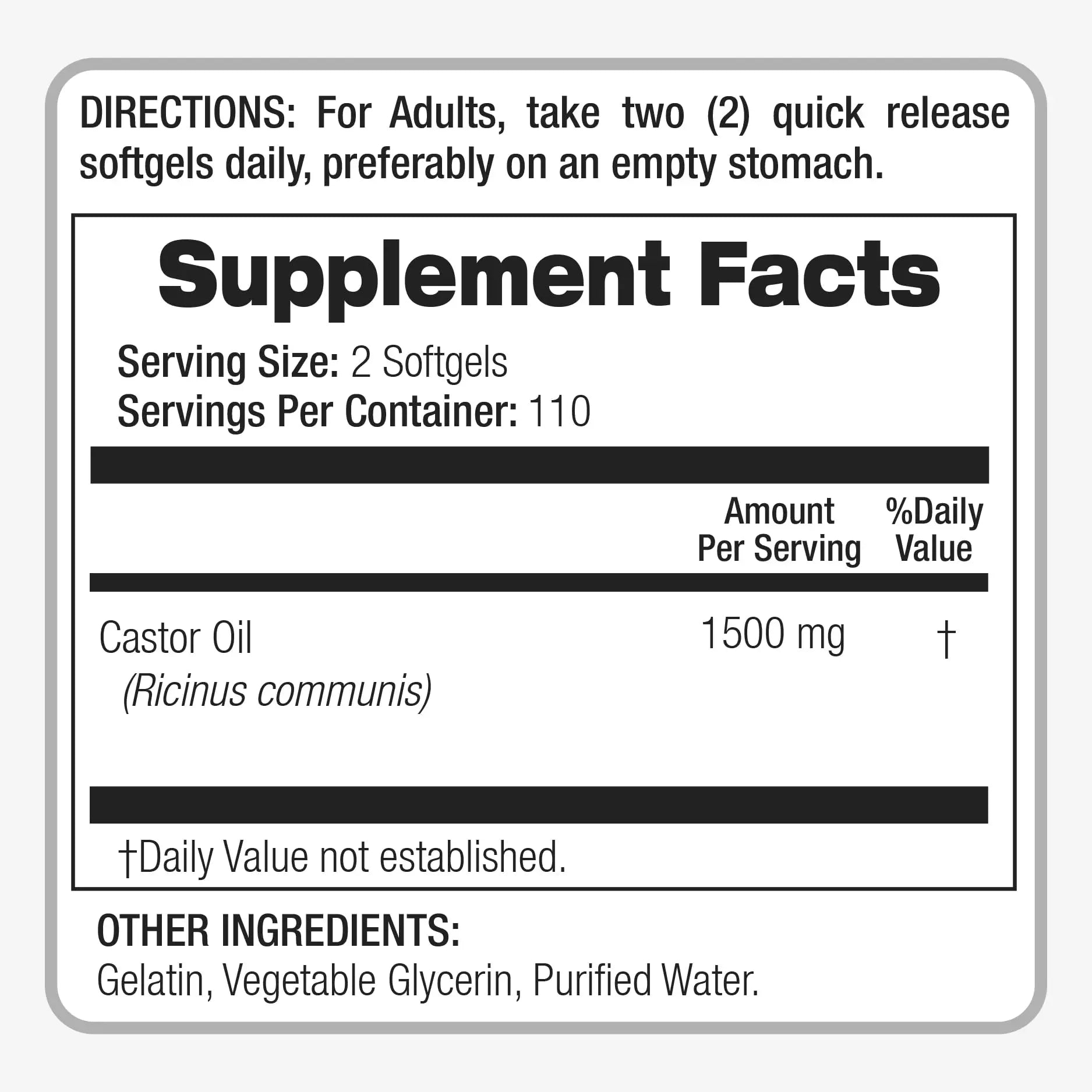 Lab | castor oil pills |220 softgels |1500 mg| castor oil capsules | castor oil capsules organic FITO MEDIC'S Au supplements