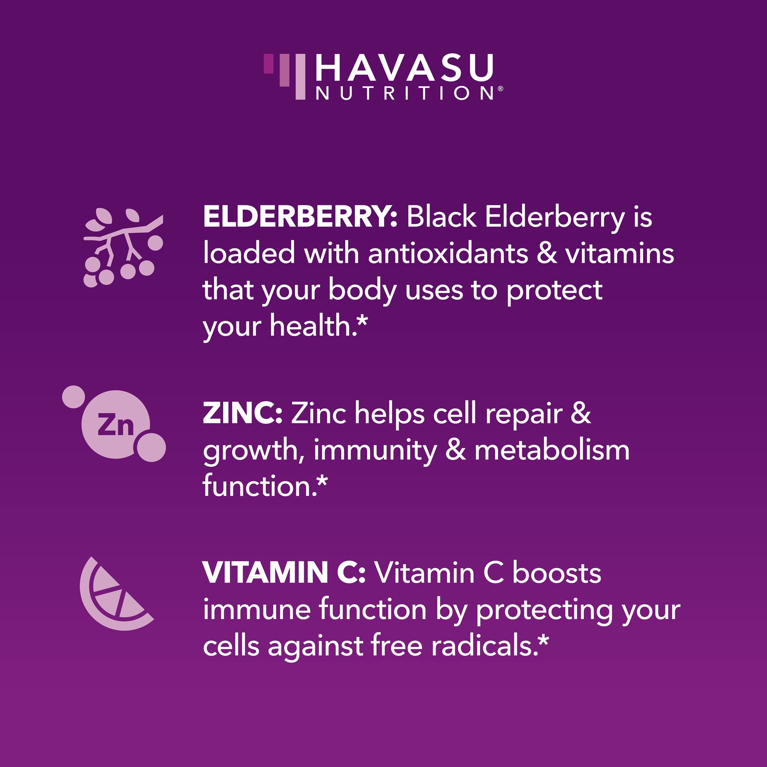Sambucus Elderberry Gummies for Adults - Immune Support Supplement with Vitamin C and Zinc - Enhanced Formula for Daily Defense - 60 Count