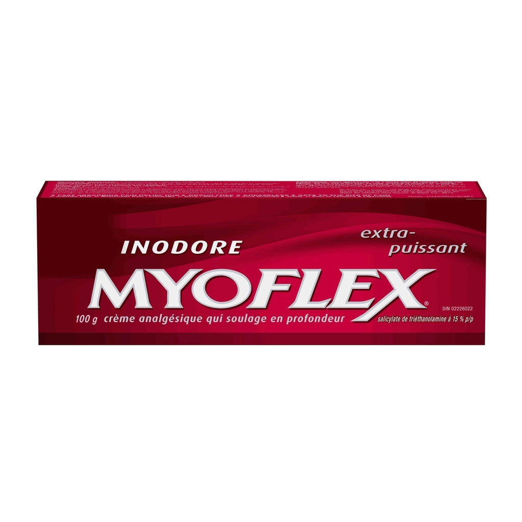 Myoflex Pain Relief Rub | Odourless | Provides Deep Penetrating Relief of Muscle Soreness & Joint Pain | Menthol Free | Stain Free | Non-Greasy | Great for Ages 2+ | 100 Grams (Extra Strength) Myoflex Au supplements