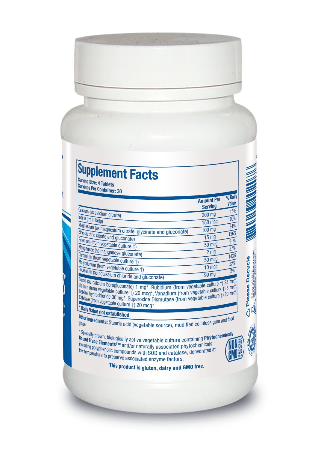 Biotics Research Multi Mins Iron and Copper Free Multi Mineral Complex, Balanced Source of Mineral Chelates and Whole Food, Phytochemically Bound Trace