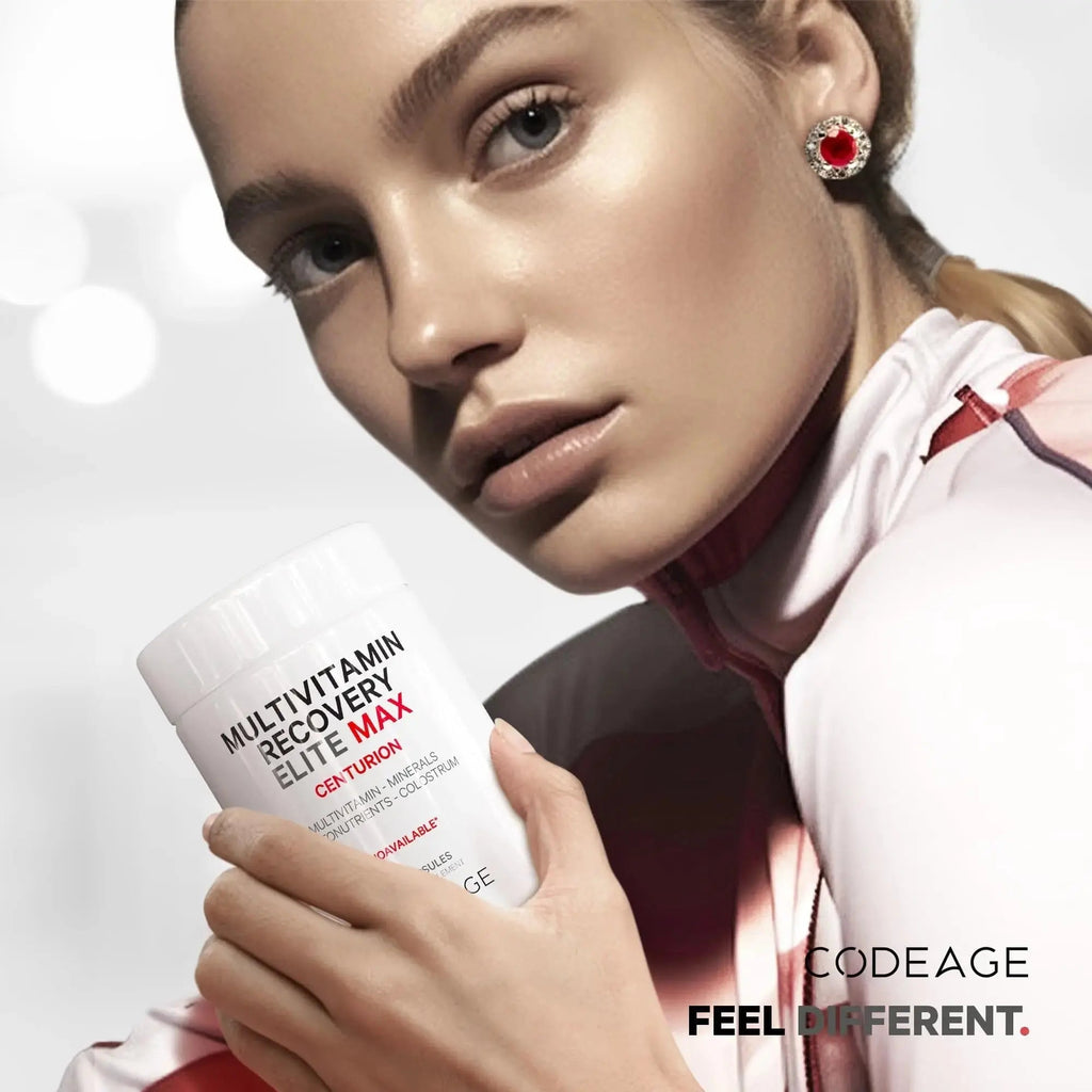 Codeage Multivitamin Recovery Elite Max Supplement - Vitamins A, C, D, E, B-Complex, Essential Minerals, Antioxidants, Colostrum Codeage Au supplements