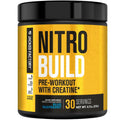 Jacked Factory Nitrosurge Build Pre Workout with Creatine for Muscle Building - Con Cret Creatine Powder & elevATP for Intense Energy, Powerful Pump, Jacked Factory Au supplements