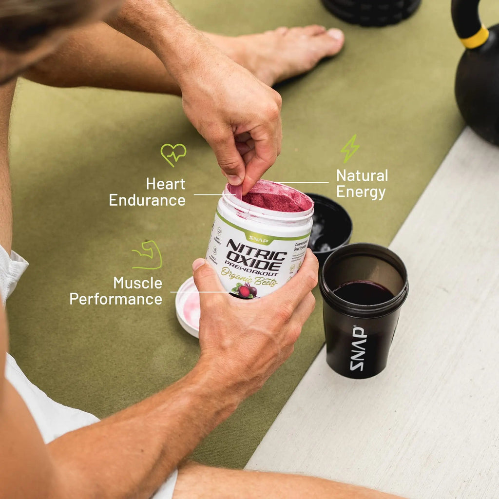 Snap Supplements Preworkout Beet Root Powder, Nitric Oxide Pre Workout with Organic Snap Supplements Au supplements