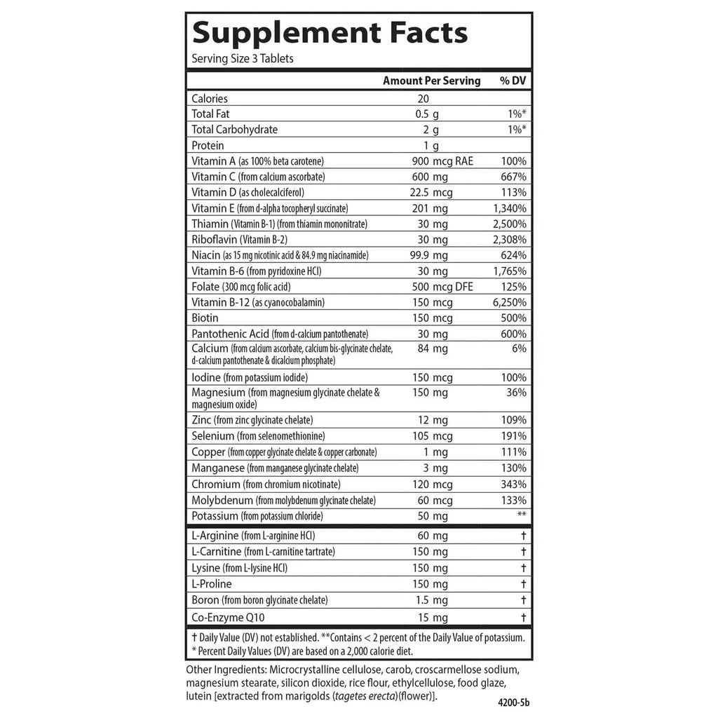 Carlson - Cardio Complete, Advanced Multivitamin, Heart Health, Circulatory Support, 90 Tablets Carlson Au supplements