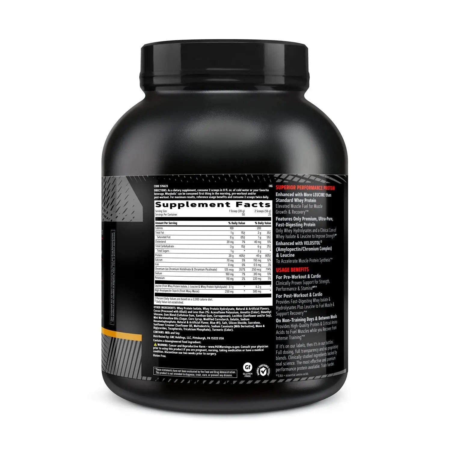 GNC AMP Wheybolic Protein Powder | Targeted Muscle Building and Workout Support Formula GNC Au supplements