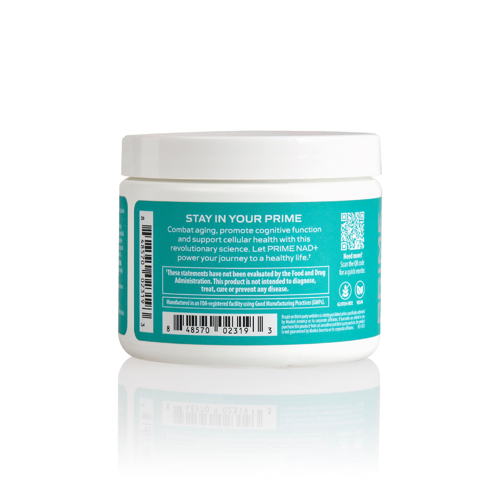 PRIME Anti-Aging Nutraceuticals NAD+ – Nicotinamide Riboside & Pterostilbene Supplement for Cellular Energy, Healthy Aging & Vitality, Vegan, Gluten-Free, 30 Servings PRIME Au supplements