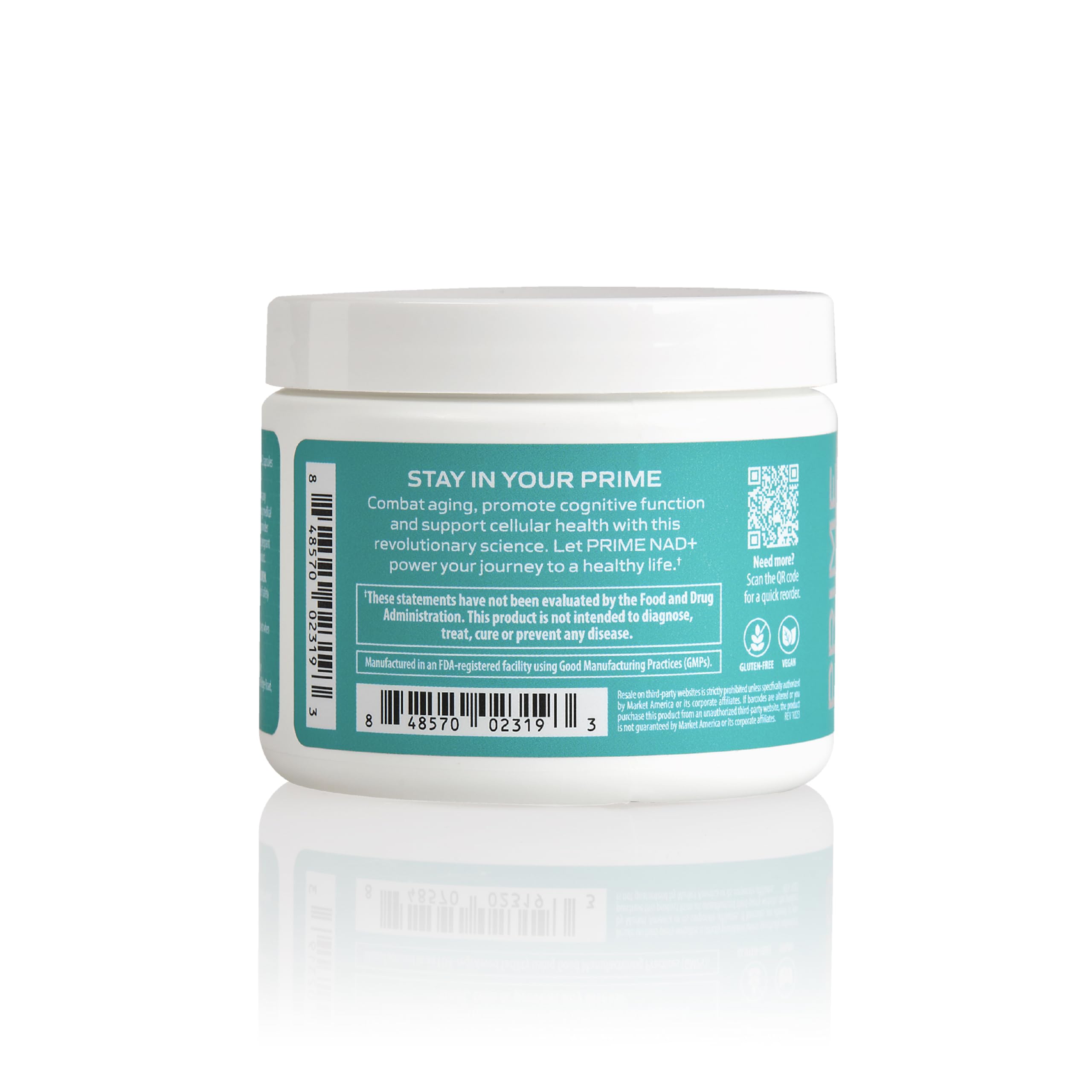 PRIME Anti-Aging Nutraceuticals NAD+ – Nicotinamide Riboside & Pterostilbene Supplement for Cellular Energy, Healthy Aging & Vitality, Vegan, Gluten-Free, 30 Servings PRIME Au supplements