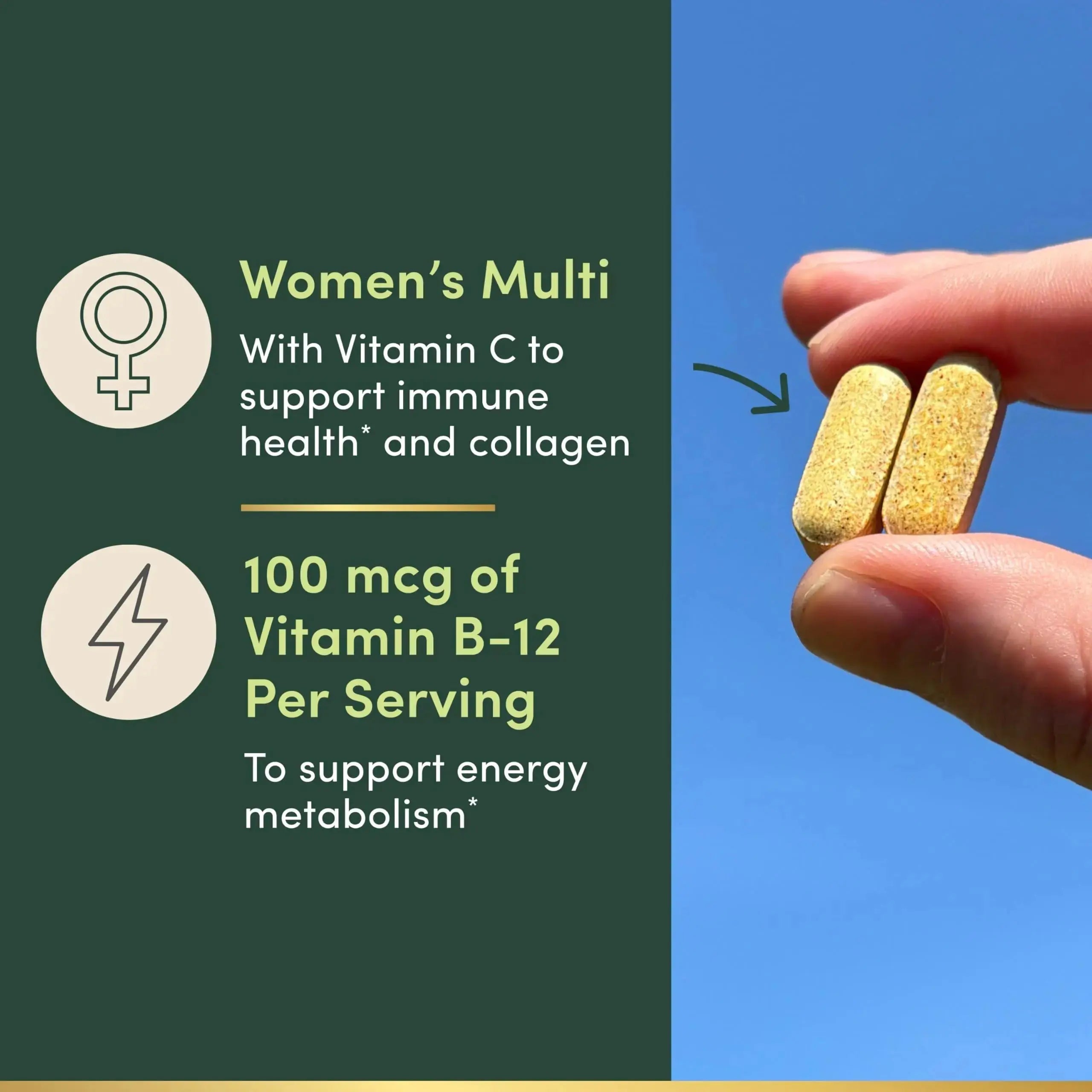 Nature's Bounty High Potency Women’s Complete Multivitamin, Daily Vitamin with Vitamin C, Supports Heart Health & Immune Function Nature's Bounty Au supplements
