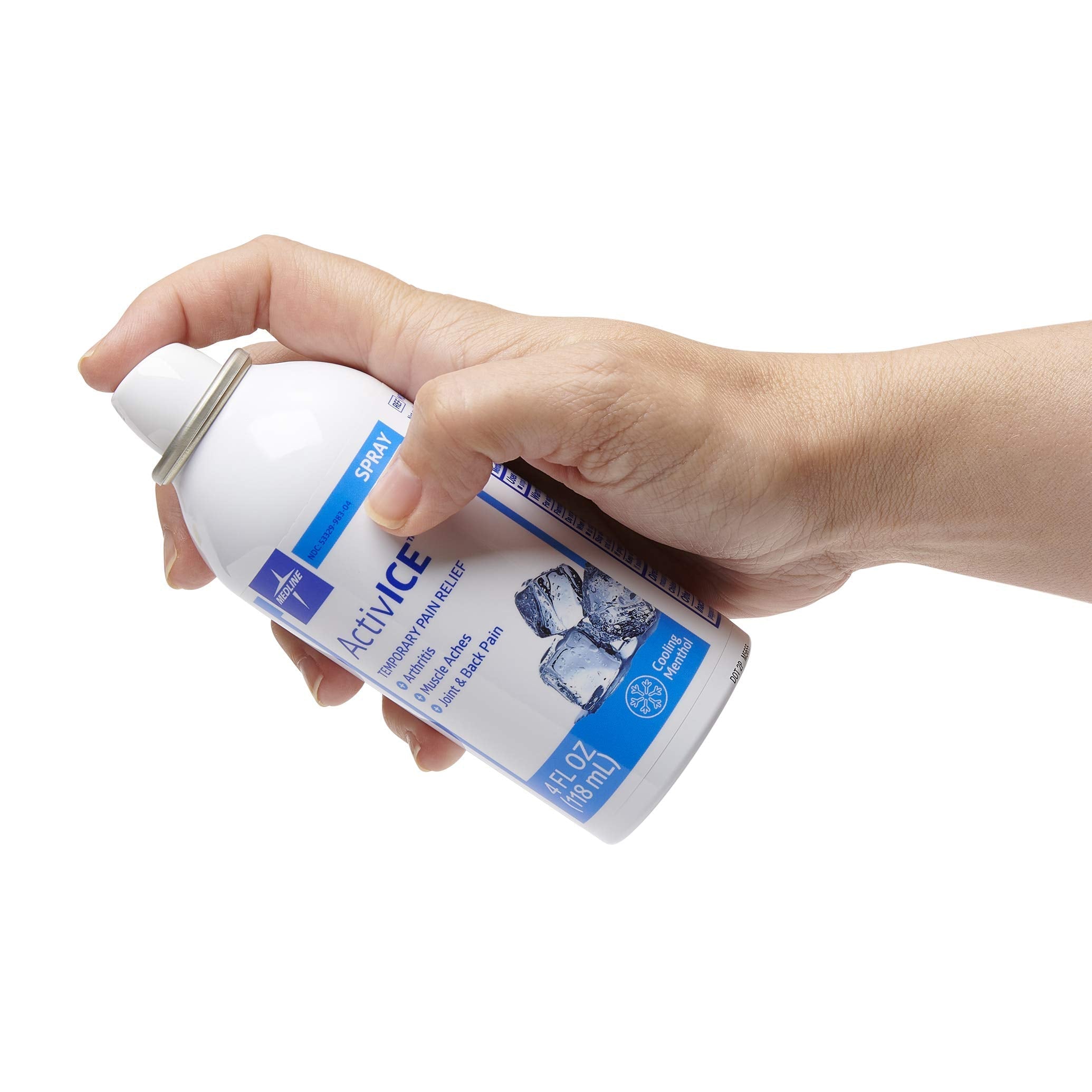 Medline ActivICE Spray Cooling Gel, Topical Pain Relief for Arthritis, Joint, Muscle, Back & Body Aches & Pain, 4 oz Medline Au supplements