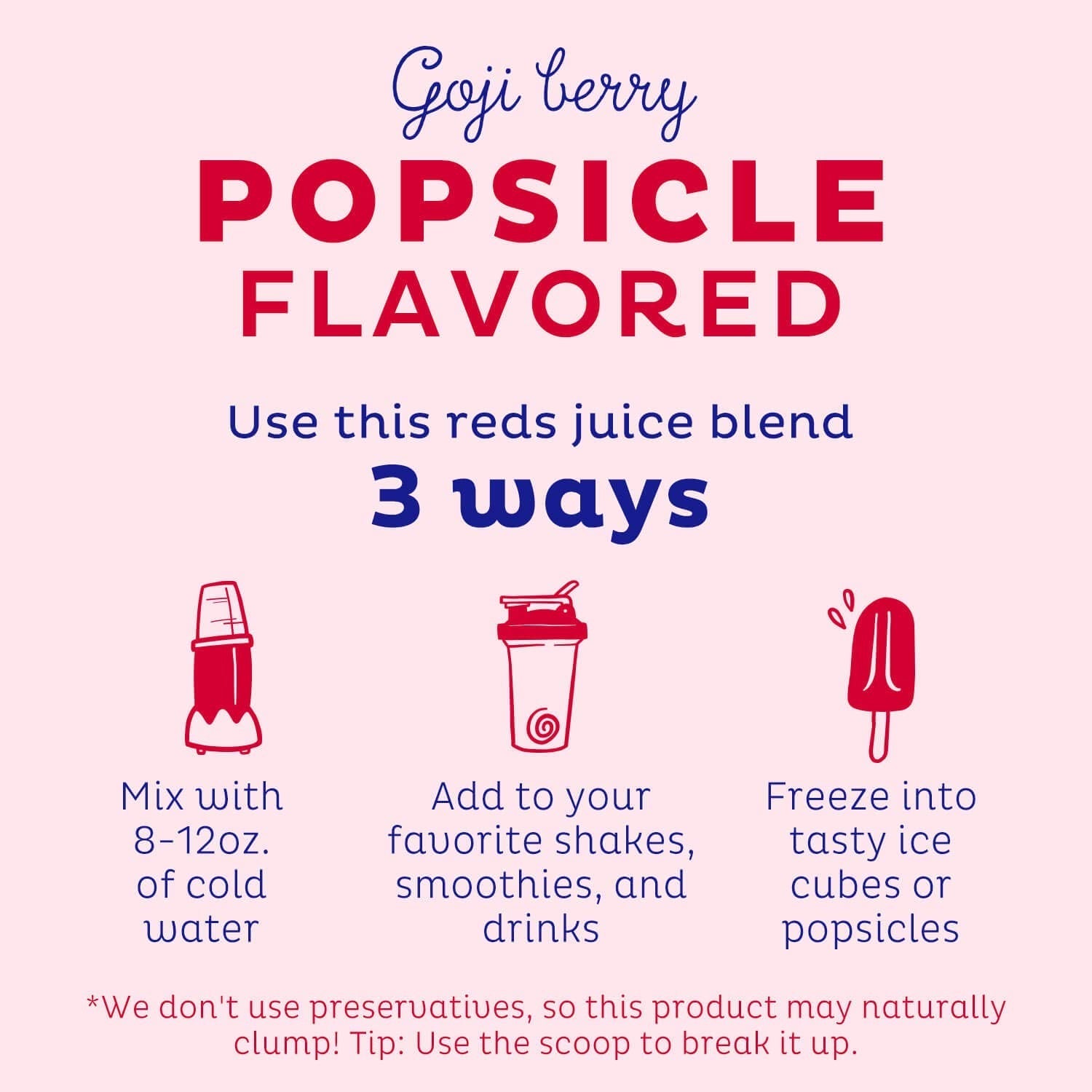KOS Reds Superfood Powder for Antioxidants - USDA Certified Organic Beet Root, Goji Berries, Acai, Pomegranate, Coconut Water & Digestion Enzymes- Goji Berry Popsicle Flavor