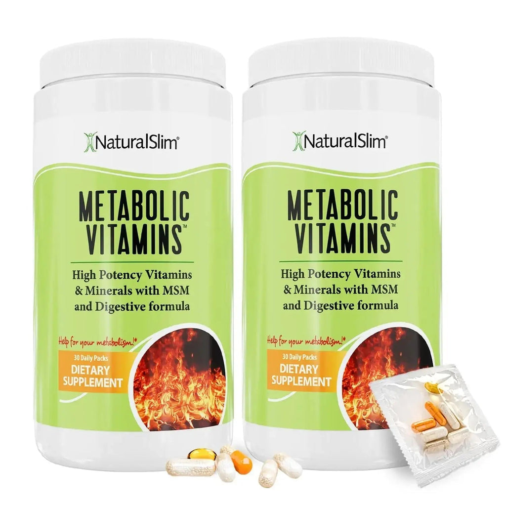 NaturalSlim Metabolic Vitamins - Combination of High Potency Multivitamins, Minerals, B Complex, Msm, & Digestive Formula Supplements NaturalSlim Au supplements